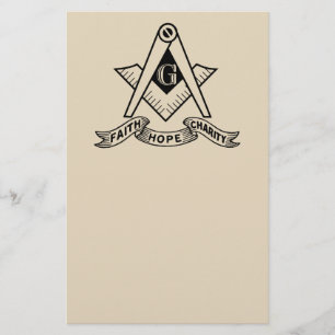 Prospectus 14 Cm X 21,6 Cm Symbole franc-maçonnerie