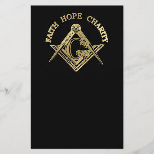 Prospectus 14 Cm X 21,6 Cm Symbole maçonnique