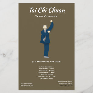 Prospectus 14 Cm X 21,6 Cm Tai Chi