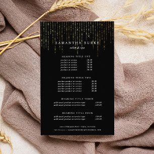 Prospectus 14 Cm X 21,6 Cm Tarifs et services Marquee Or