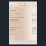 Prospectus 14 Cm X 21,6 Cm Teinture de la peau<br><div class="desc">Business moderne, minimaliste, beige. Conçu pour les designers, les stylistes, les salons, les cheveux et les maquillages, les ongles et les artistes lash, les centres de bien-être et le traitement de la carte, vous entrez vos données. Ils peuvent choisir individuellement la police de caractères, la couleur et la position par...</div>