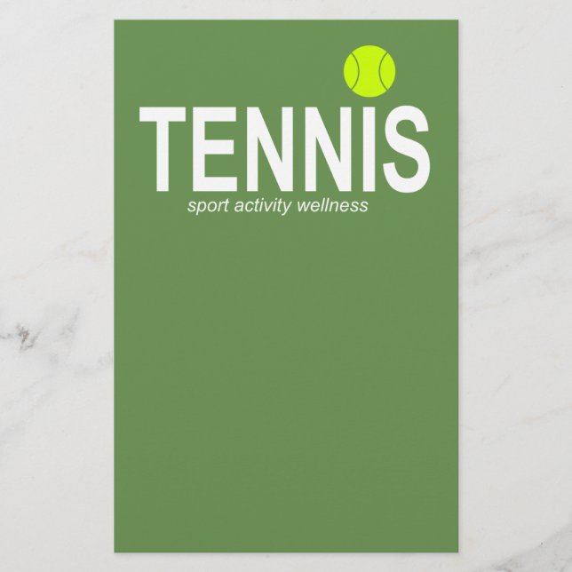 Prospectus 14 Cm X 21,6 Cm Tennis (Devant)