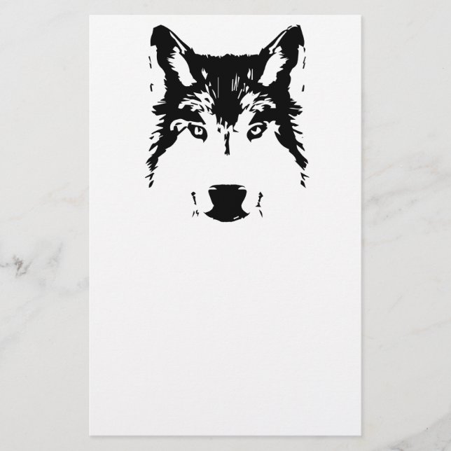 Prospectus 14 Cm X 21,6 Cm Tête de loup (Devant)