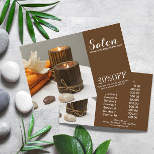 Prospectus 14 Cm X 21,6 Cm Thérapie de massage SPA de soins de la peau d'arom