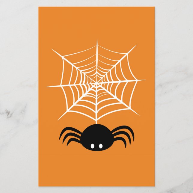 Prospectus 14 Cm X 21,6 Cm Toile d'araignée Halloween  (Devant)