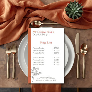 Prospectus 14 Cm X 21,6 Cm Toskana Rustic Elegance