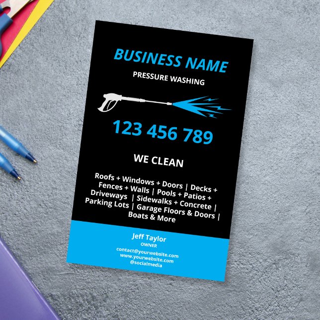 Prospectus 14 Cm X 21,6 Cm Usine de lavage à pression professionnelle (Créateur téléchargé)