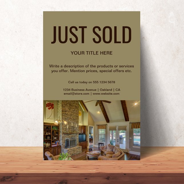 Prospectus 14 Cm X 21,6 Cm Vendu Open House l immobilier Promotion (Créateur téléchargé)