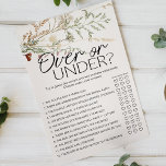 Prospectus 14 Cm X 21,6 Cm Vintage Jeu Floral Minuscule En Sous<br><div class="desc">Au-dessus ou sous la douche nuptiale jeu. Petite floraison collection vintage. Aquarelle botanique,  tendres et fleurs d'aquarelle absolument minuscules. Les articles correspondants pour compléter votre collection d'événements sont disponibles dans notre boutique Zazzle!</div>