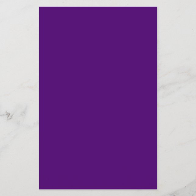 Prospectus 14 Cm X 21,6 Cm Violet royal (couleur solide)  (Devant)