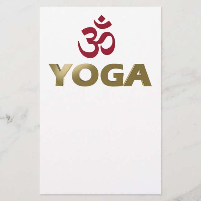 Prospectus 14 Cm X 21,6 Cm Yoga (Devant)