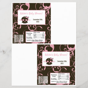 Prospectus 21,6 Cm X 24,94 Cm 2 Hershey's Grand Bar Wrapper Girly Pink Punk Skul