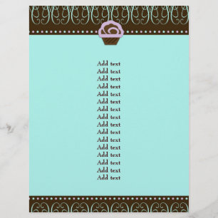 Prospectus 21,6 Cm X 24,94 Cm 311 Turquoise & Purple Tourbillonnant Sweet