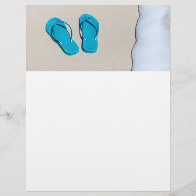 Prospectus 21,6 Cm X 24,94 Cm Accessoires de plage (Devant)