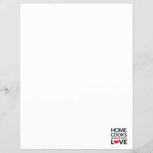 Prospectus 21,6 Cm X 24,94 Cm Accueil Cuisiniers Saison Avec Amour (Devant)