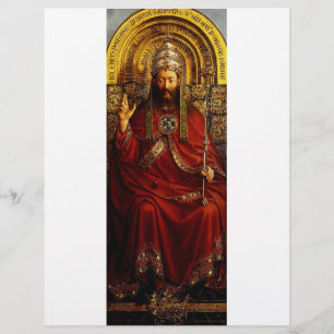 Prospectus 21,6 Cm X 24,94 Cm Adoration de l'agneau mystique par Jan van Eyck