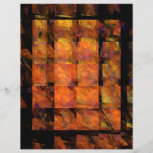 Prospectus 21,6 Cm X 24,94 Cm Affiche d'art abstrait The Wall (Devant)