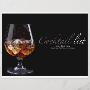 Prospectus 21,6 Cm X 24,94 Cm Affiche de cocktail