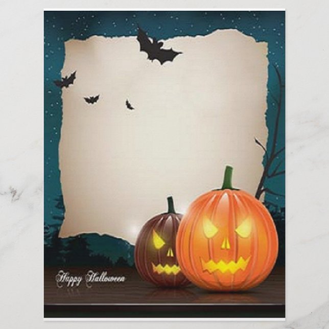 Prospectus 21,6 Cm X 24,94 Cm Affiche Halloween 1 (Devant)