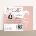 Prospectus 21,6 Cm X 24,94 Cm Agent de signature de prêt notaire Photo moderne<br><div class="desc">Modèle de circulaire marketing pour votre entreprise et services. C'est parfait pour les agents qui veulent présenter leurs services. Ce design moderne comprend script de typographie "notary loan sign agent",  logo tendance,  votre photo,  services,  coordonnées,  code qr et les médias sociaux sur blush et arrière - plan blanc.</div>