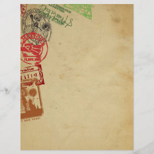 Prospectus 21,6 Cm X 24,94 Cm Agent de voyage / Agence de voyage Flyer