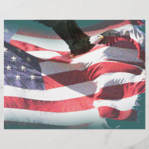 Prospectus 21,6 Cm X 24,94 Cm aigle américain