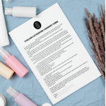 Prospectus 21,6 Cm X 24,94 Cm Ajouter votre logo blanc FORMULAIRE DE CONSENTEMEN<br><div class="desc">Les formulaires de consentement général blanc sont parfaits pour votre entreprise de beauté. Cette conception moderne et sophistiquée de formulaire de consentement comprend votre logo un titre et un bloc où vous pouvez insérer tous vos détails de consentement éclairé sur un arrière - plan blanc classique. Téléchargez votre logo !...</div>