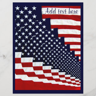 Prospectus 21,6 Cm X 24,94 Cm American Stars & Stripes_