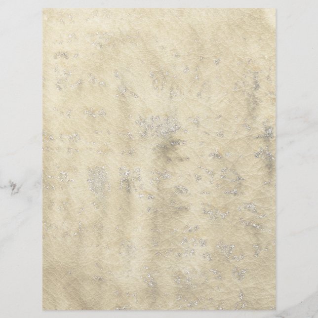 Prospectus 21,6 Cm X 24,94 Cm Ancien parchemin (Devant)