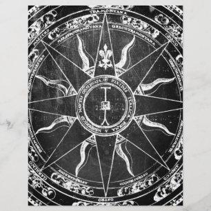 Prospectus 21,6 Cm X 24,94 Cm Ancien Rose Compass