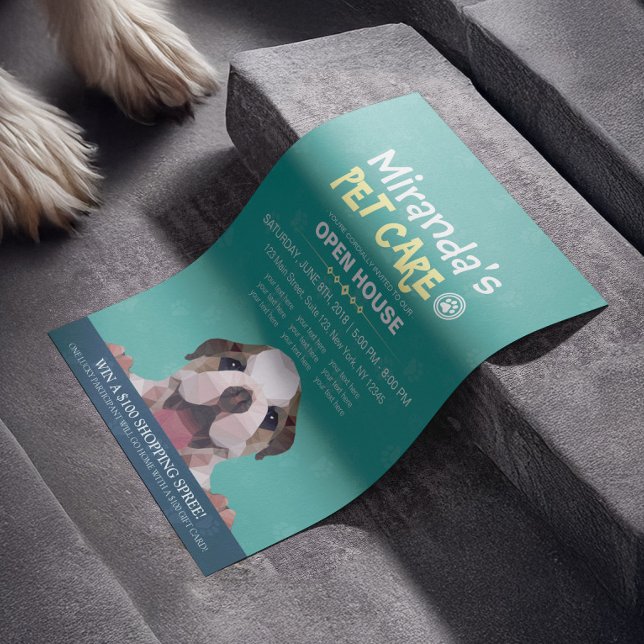 Prospectus 21,6 Cm X 24,94 Cm Animaux de compagnie Grooming Shop Animaux de comp (Créateur téléchargé)