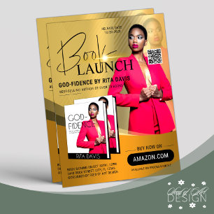 Prospectus 21,6 Cm X 24,94 Cm Annonce de lancement du livre professionnel Gold &