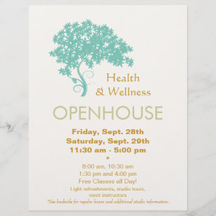 Prospectus 21,6 Cm X 24,94 Cm Arbre de vie Circulaire de santé et de bien-être h