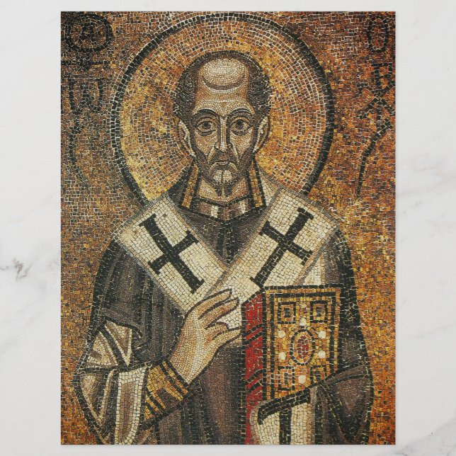 Prospectus 21,6 Cm X 24,94 Cm Archevêque de Constantinople (Devant)