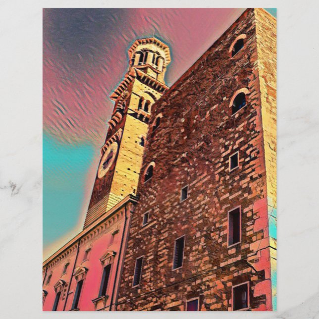 Prospectus 21,6 Cm X 24,94 Cm Architecture italienne (Devant)