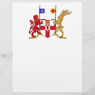 Prospectus 21,6 Cm X 24,94 Cm Armoiries de l'Irlande du Nord