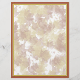 Prospectus 21,6 Cm X 24,94 Cm Arrière - plan Automne