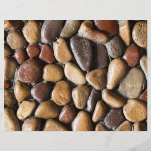 Prospectus 21,6 Cm X 24,94 Cm Arrière - plan de galets