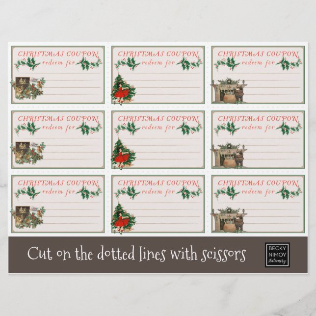 Prospectus 21,6 Cm X 24,94 Cm Assiettes fourrées Coupons de Noël (Devant)