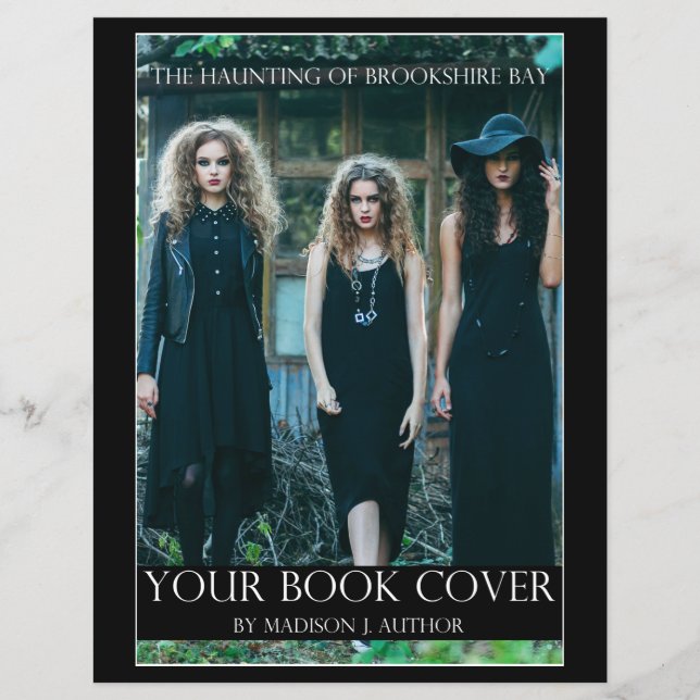 Prospectus 21,6 Cm X 24,94 Cm Auteur Auteur Livre Couverture Promotion Grand (Devant)