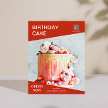 Prospectus 21,6 Cm X 24,94 Cm Balayage photo personnalisé QR Code Menu Cake Bake<br><div class="desc">Présentez notre scanner photo personnalisé QR Code Menu Cake Bakery Flyer! Ajoutez une touche personnelle à vos offres de boulangerie avec ce prospectus unique. Les clients peuvent simplement scanner le code QR pour accéder à votre menu et à vos offres spéciales. Customisez avec le logo et les photos de votre...</div>