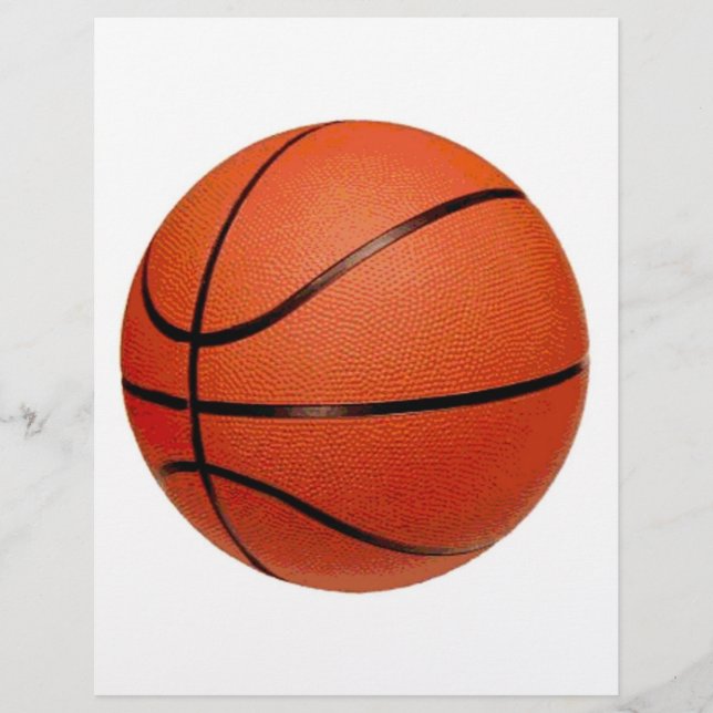 Prospectus 21,6 Cm X 24,94 Cm Balle de basket (Devant)