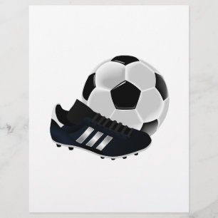 Prospectus 21,6 Cm X 24,94 Cm Balle de football et chaussure