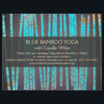 Prospectus 21,6 Cm X 24,94 Cm Bambou Turquoise Yoga Nature Spa Santé Bois<br><div class="desc">Illustration artistique de tiges de bambou bleu turquoise et or vives sur l'image numérique de l'arrière - plan de grain de bois. Un atout pour les professionnels spécialisés dans la santé et le bien-être holistiques. Aussi très approprié pour les décorateurs d'intérieur,  les créateurs de bijoux.</div>
