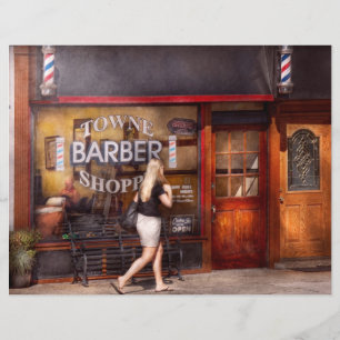 Prospectus 21,6 Cm X 24,94 Cm Barbier - Barbershop - Il est temps de couper une
