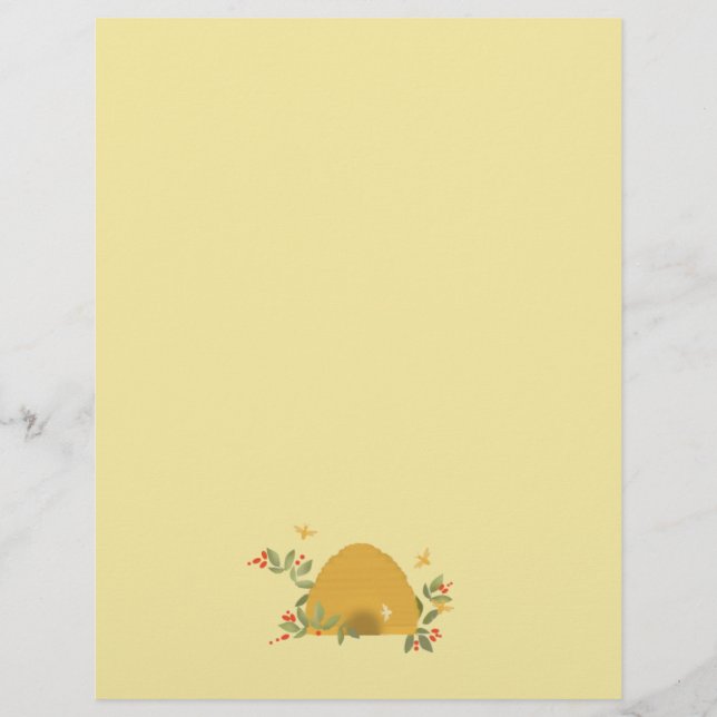 Prospectus 21,6 Cm X 24,94 Cm Beehive stationnaire (Devant)