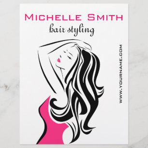 Prospectus 21,6 Cm X 24,94 Cm Belle fille avec le marquage à chaud de