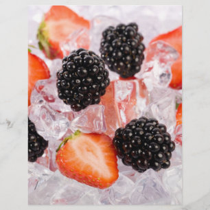 Prospectus 21,6 Cm X 24,94 Cm Berries dans la glace