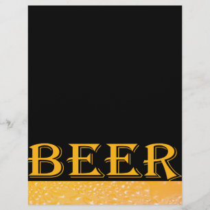 Prospectus 21,6 Cm X 24,94 Cm Bière en verre
