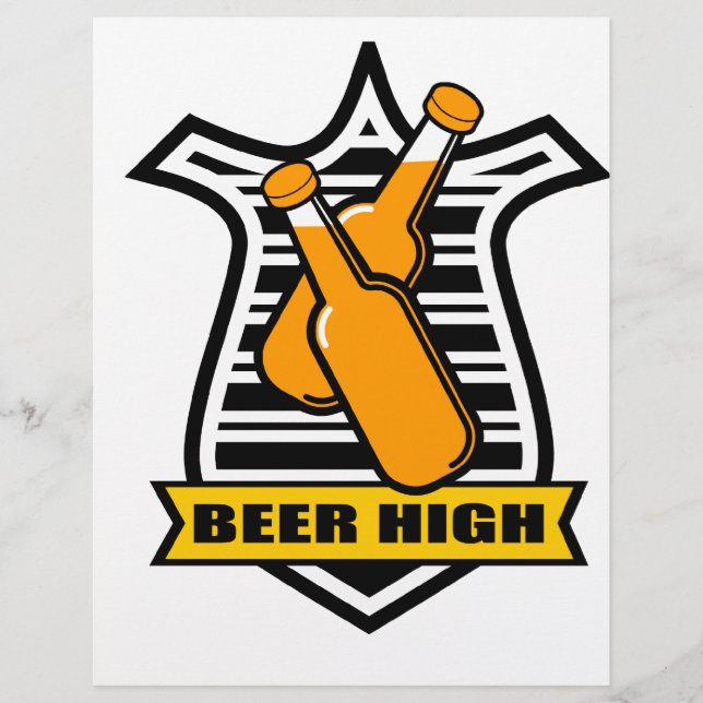 Prospectus 21,6 Cm X 24,94 Cm bière forte (Devant)